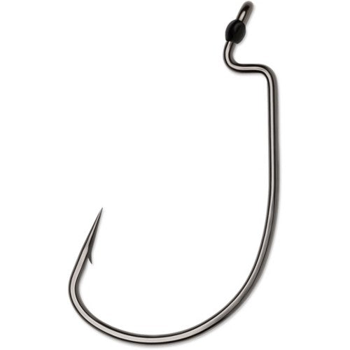 VMC Heavy Duty Wide Gap Hook Offset, Resin Closed Eye, Black Nickel