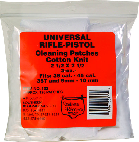 Southern 103 Rifle/Pistol Patches 125Pk