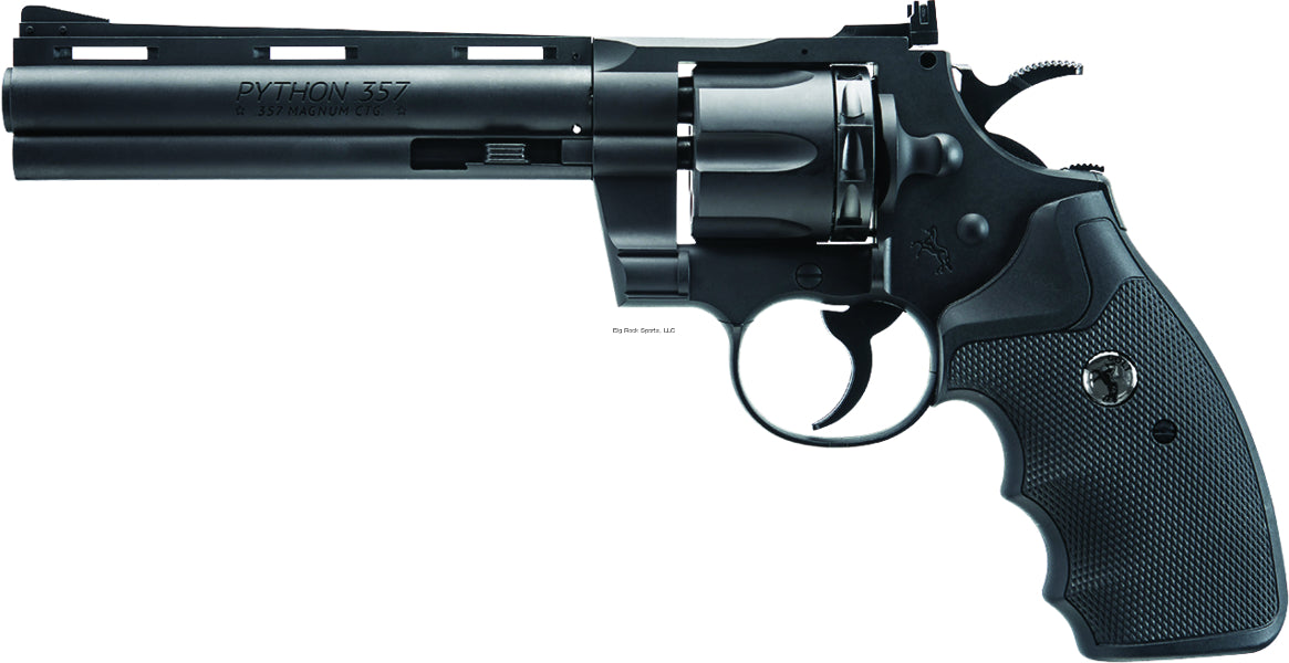 Colt 2254040 6" Python CO2 BB Revolver, Polymer, 6-Shot, .177 Cal, 2 Extra Mags, 410 FPS