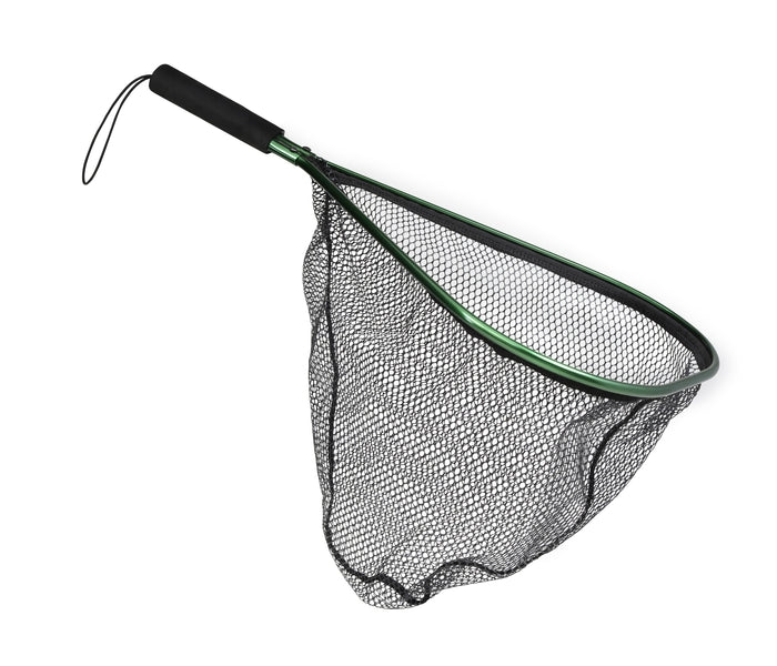 Beckman Net 11" X 16" Hoop, 12" Deep Coated, 7" Handle Green/Black