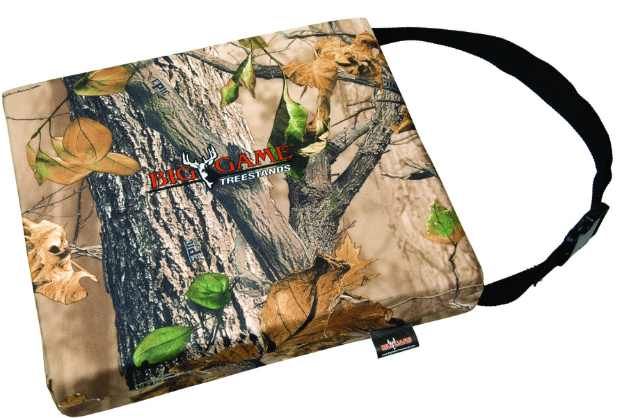 Muddy MUD-GS0109 Ultra-Plush Camo Seat Cushion, Waterproof Epic Camo, Carry Strap, Durafoam, 16"W x 14"D x 3" Thick