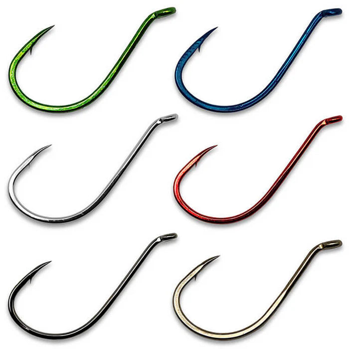 Gamakatsu Walleye and Steelhead Hook Assortment Colored Metallic