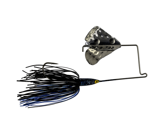 Strike King Tri-Wing Buzz King Buzzbait, 3/16 oz, Chartreuse & Silver Blade,1pk