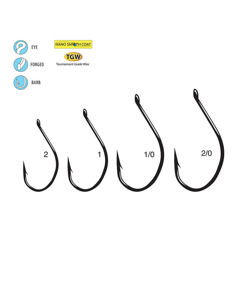 Gamakatsu Tournament Grade Finesse Dropshot Hooks