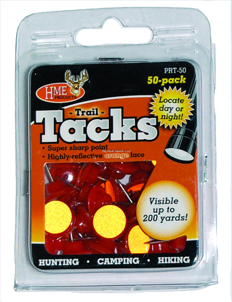 HME PRT-50 Reflective Trail Tacks Orange