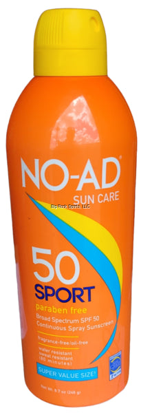 No-Ad Sunscreen Spray - 9.5oz