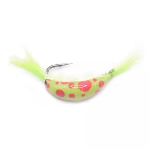 Kenders Tungsten Wonderbread Shrimp Glow Jig