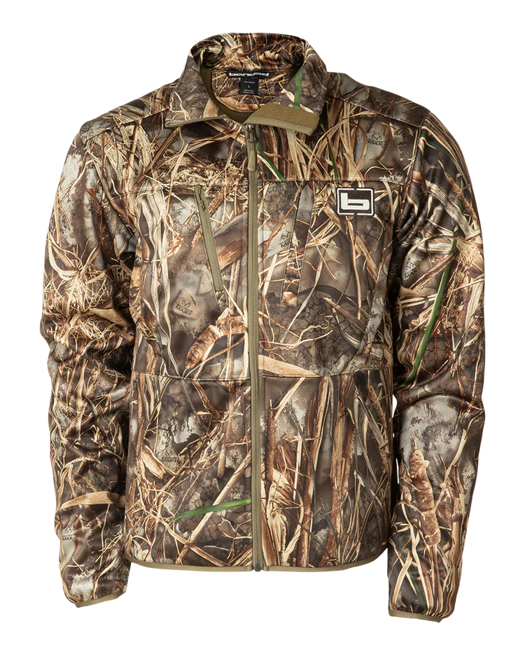 Banded windshear soft shell jacket