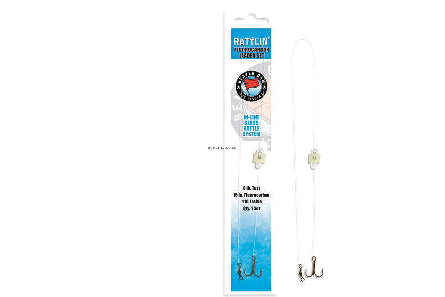 Beaver Dam RFL40-GL Rattlin' Fluorocarbon Ice Leaders - 40 LB / #4 HK