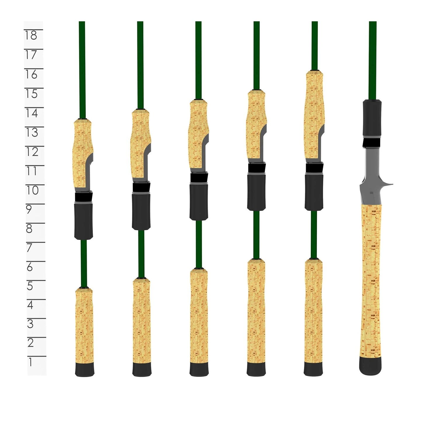 ST CROIX EYECON CASTING RODS