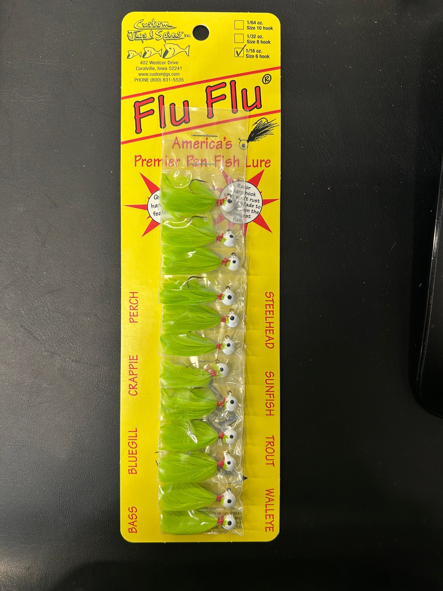Custom Jigs Flu Flu 12Ct