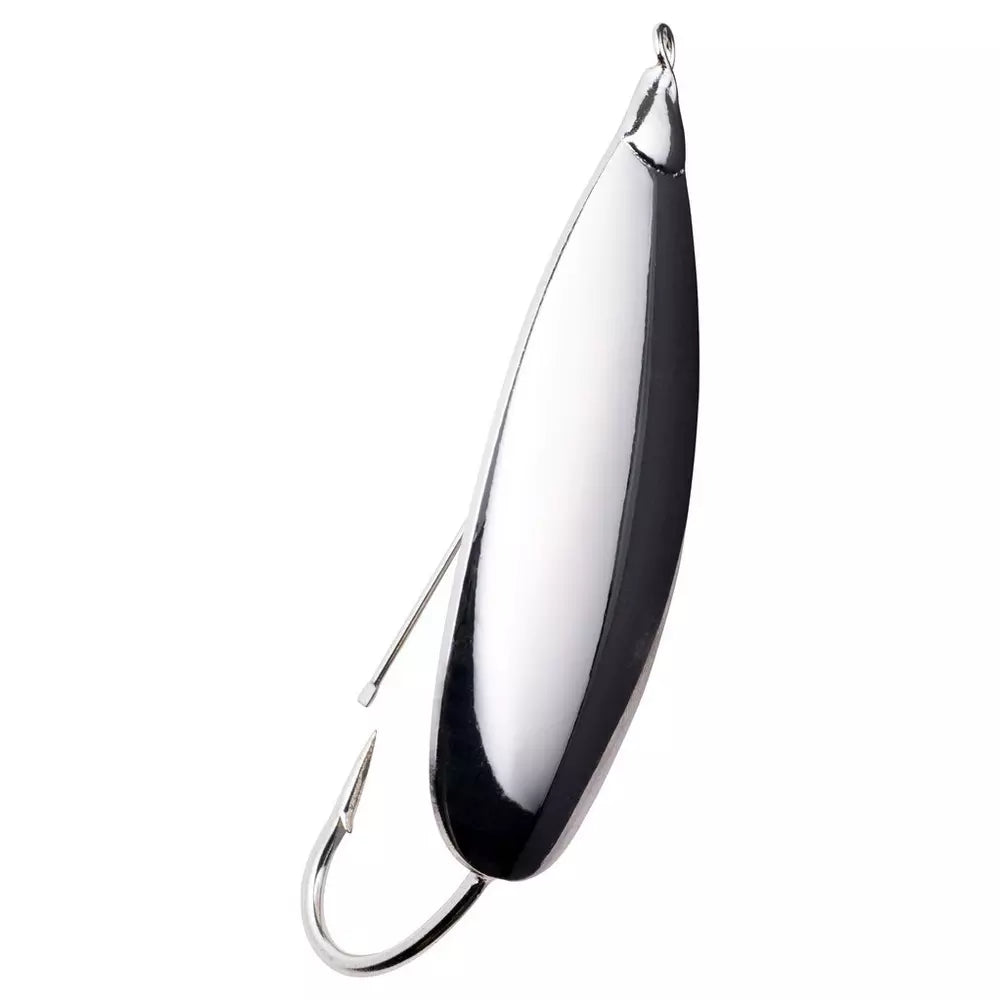 Johnson SM1/2-SLVR Silver Minnow Weedless Spoon, 2 1/2", 1/2oz, Silver, 1/Pack (035710)