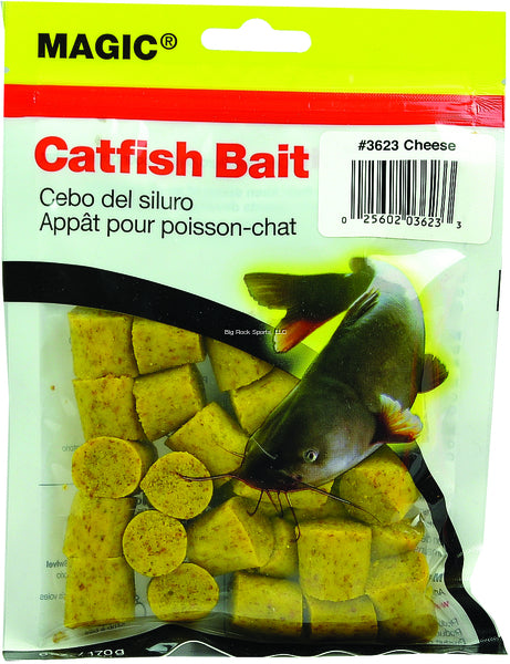 Magic 3623 Catfish Bait 6oz Bag Yellow Cheese