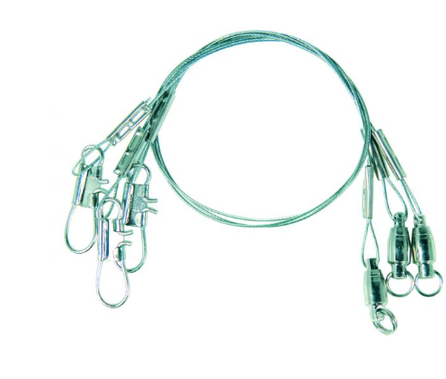 Eagle Claw Steel Leaders With Ball Bearing Swivels