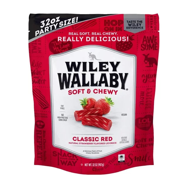wiley wallaby soft and chewy classic red