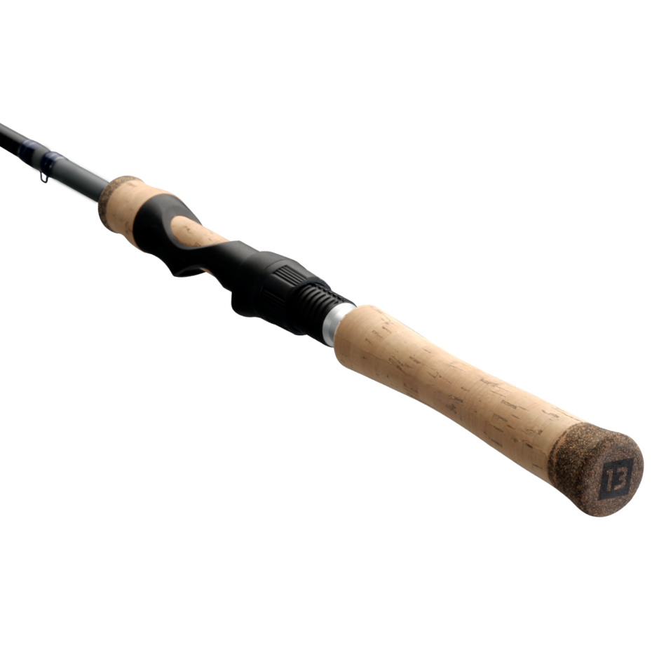 13 FISHING DEFY SILVER SPINNING ROD