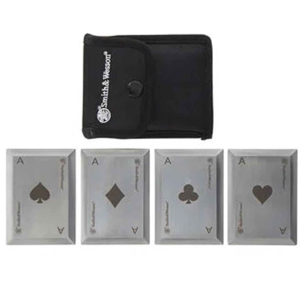 Smith & Wesson 1136222 Bullseye Throwing Cards, 4pk, Clam