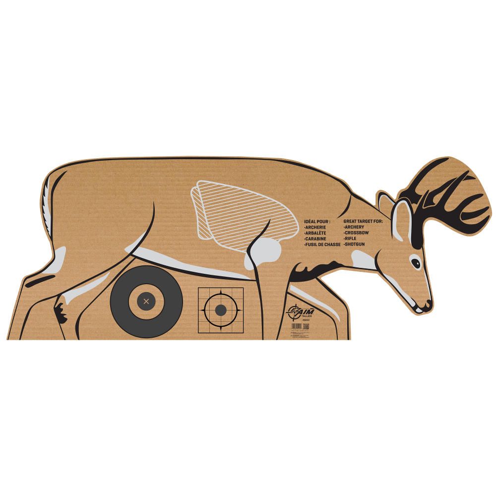 Allen 6033 Ez Aim Cardboard Deer Target, Folded