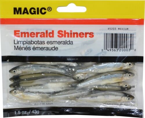 Magic 5203 Preserved emerald shiners Minnows, 1.5 oz Bag,