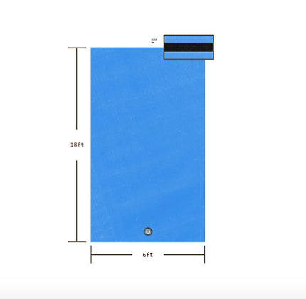 paradise pad XL Foam Lake Floating Mat 6 x 18