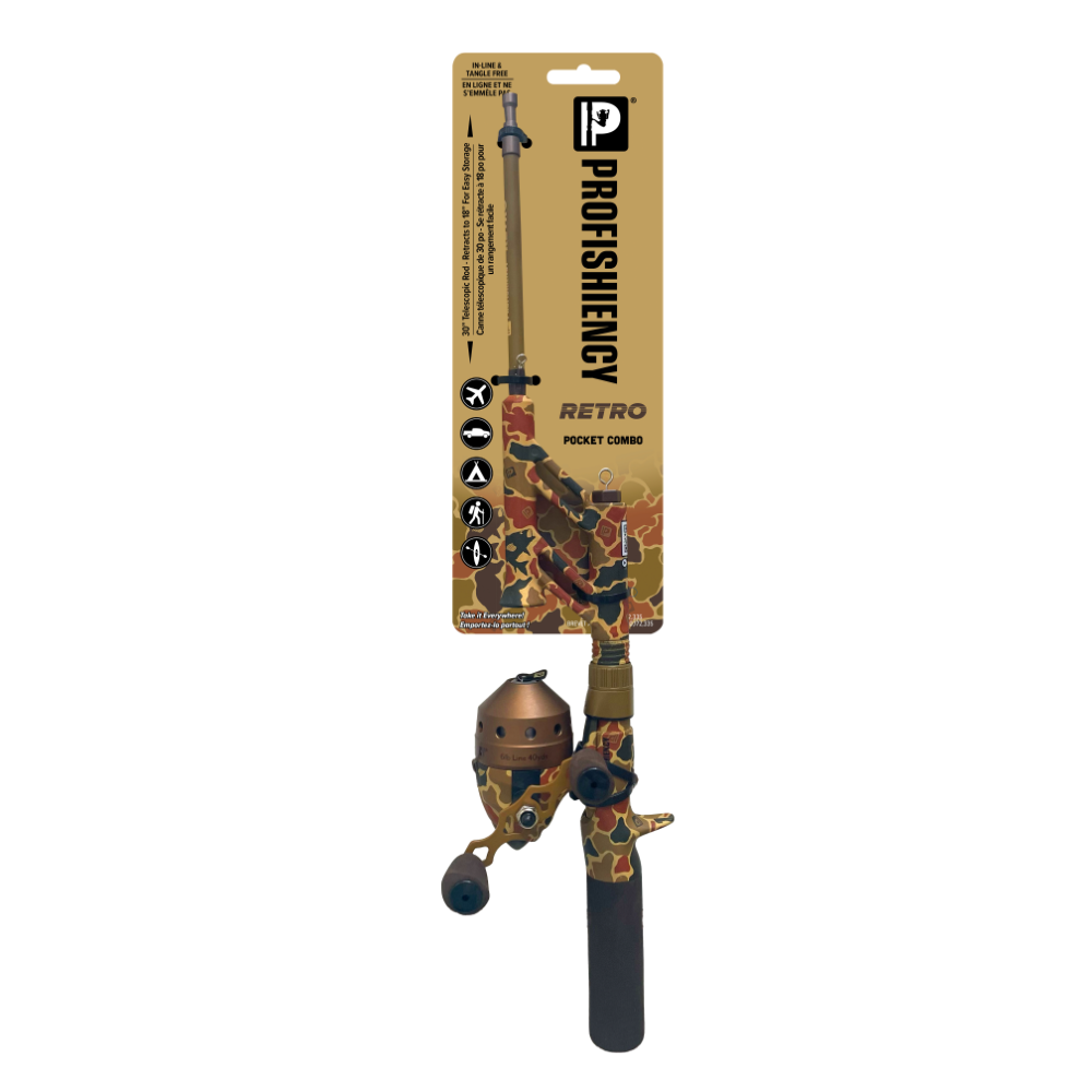 PROFISHIENCY RETRO CAMO Pocket Combo