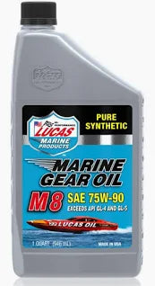 Lucas Marine Outboard Lower Unit Gear Oil M8 SAE 80W-90