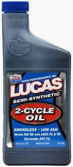 Lucas Semi-Synthetic 2-Cycle Oil Pint