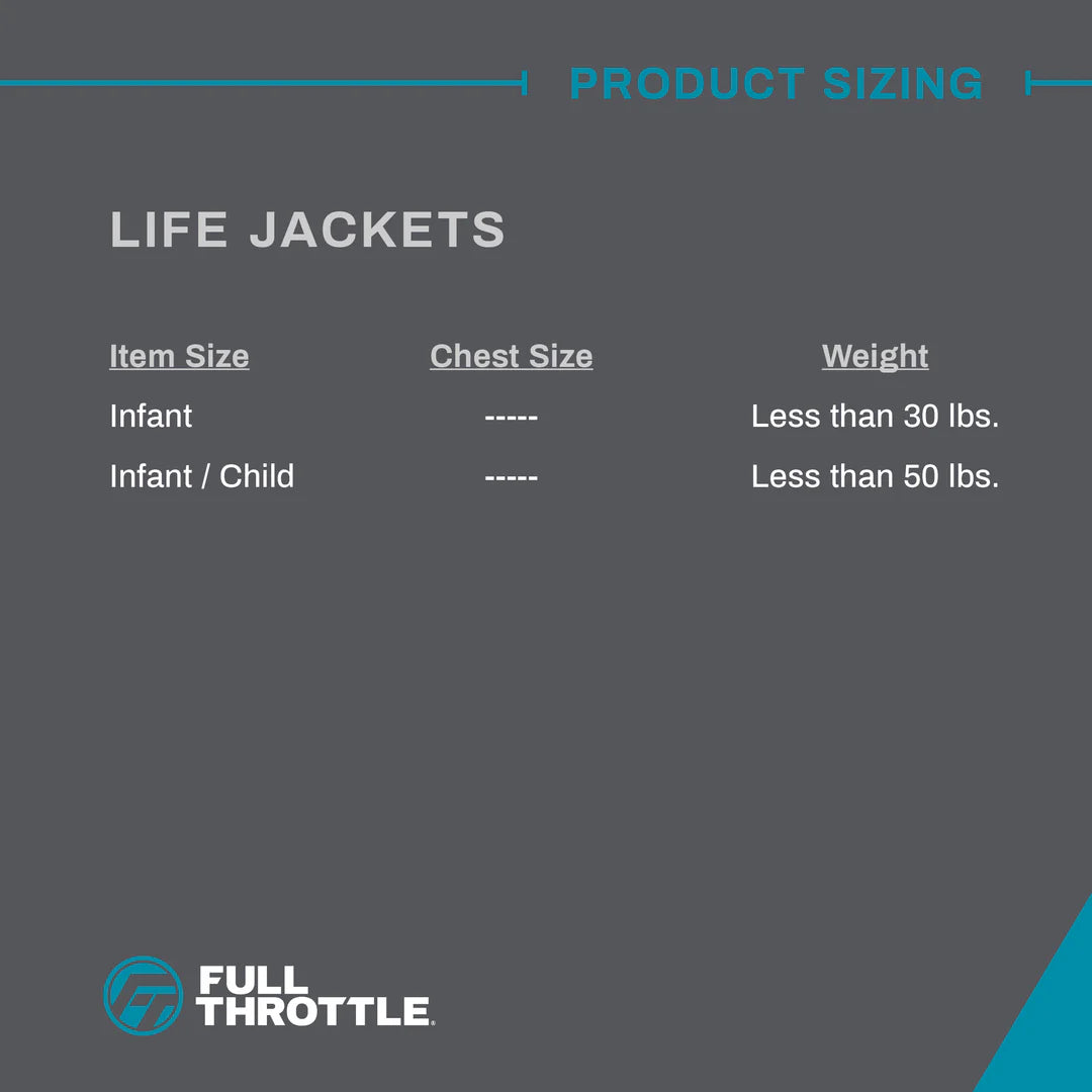 Full Throttle Rapid-Dry Vest Yellow Infant