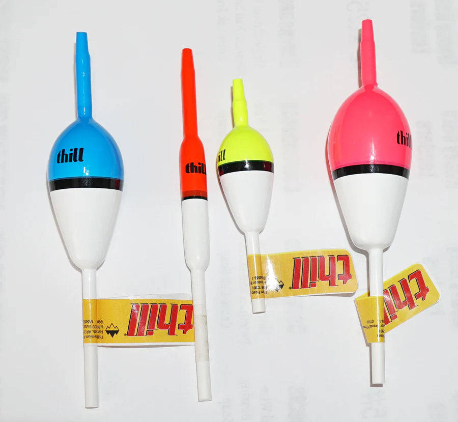 Thill Bubble Gum Bobber, Multi Color Assortment Slip 5pc