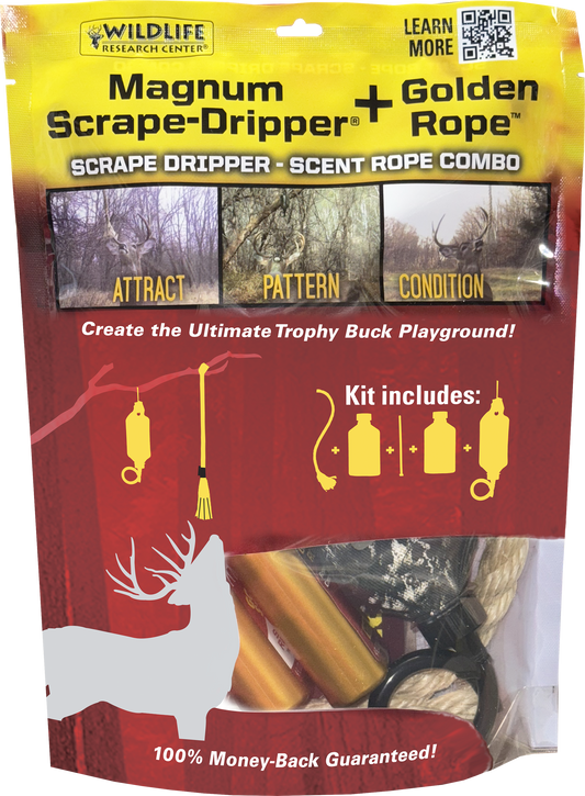 Wildlife Research Golden Rope Scent Rope and Scrape Dripper Combo