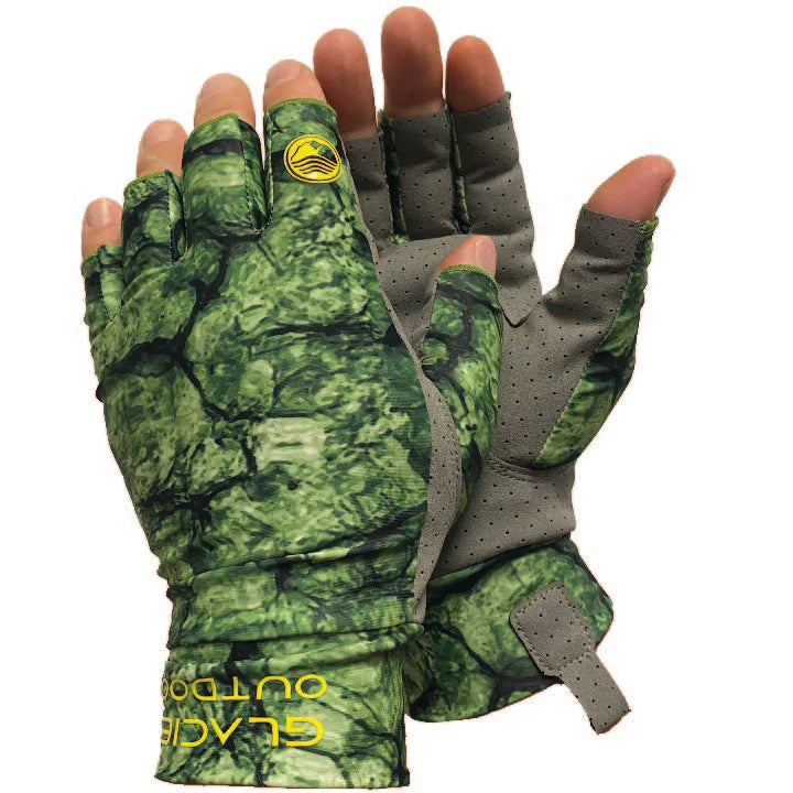 Glacier  AGR Ascension Bay Sun Glove  Gator Green