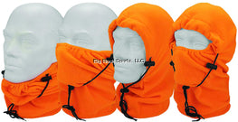 Hot Shot 16-220C Mens Challenger 4 In 1 Hood Balaclava/Gaiter/Hood Blaze Orange