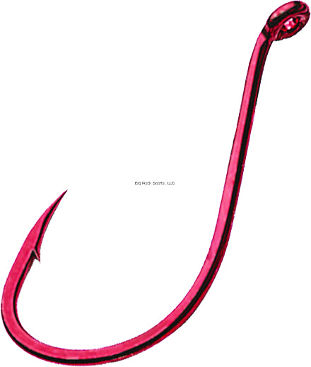 Gamakatsu Octopus Hook, Size 6, Red, 25 per Pack