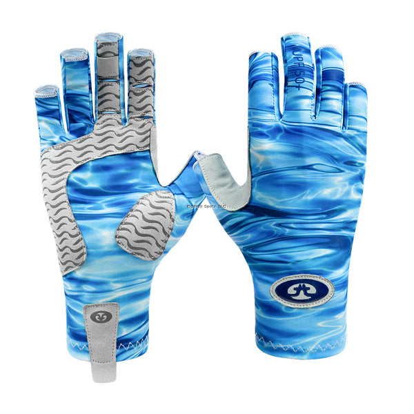 Flying Fisherman Sunbandit Half-Finger Gloves