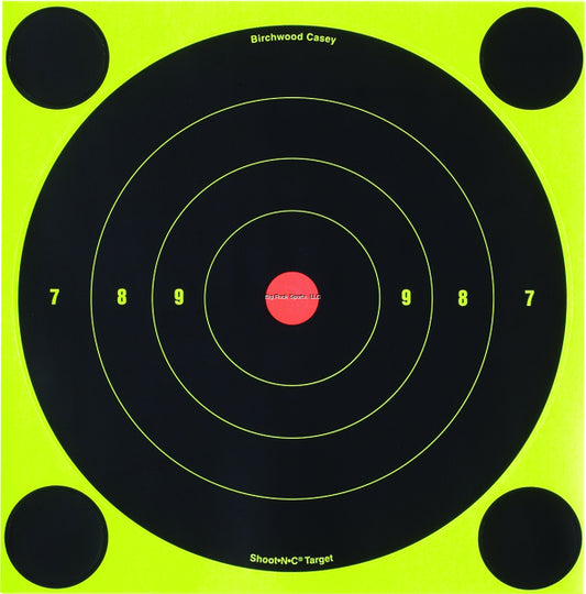 Birchwood Casey BC-34805 Shoot-N-C 8" Bullseye Target 5/Pk