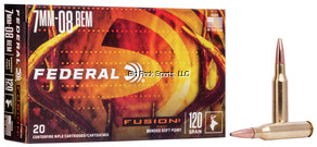 Fusion F708FS2 Rifle Ammo 7MM-08 REM, 120 Grains, 3000 fps, 20, Boxed