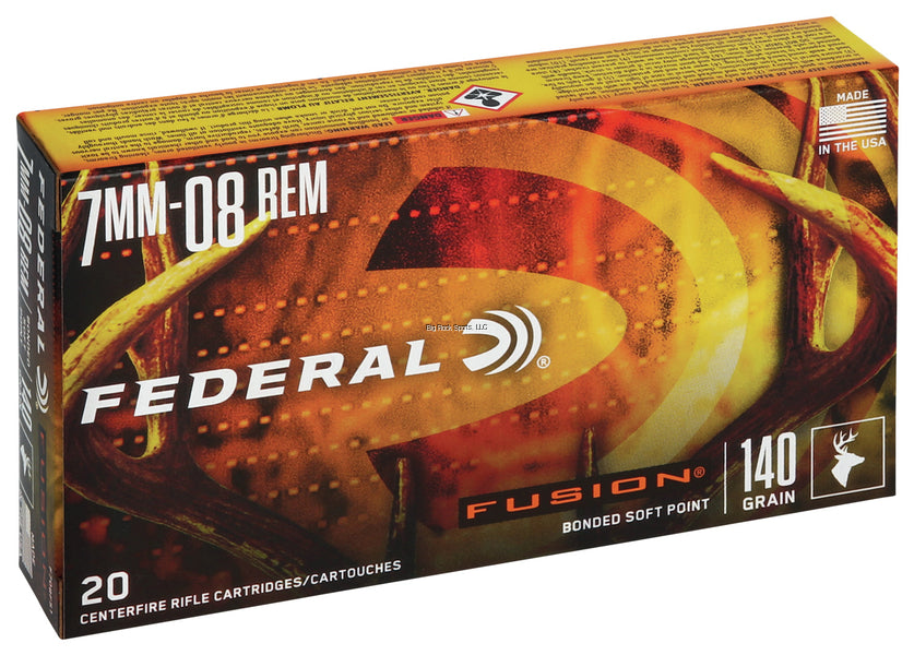 Fusion F708FS1 Rifle Ammo 7MM-08 REM, 140 Grains, 2850 fps, 20, Boxed