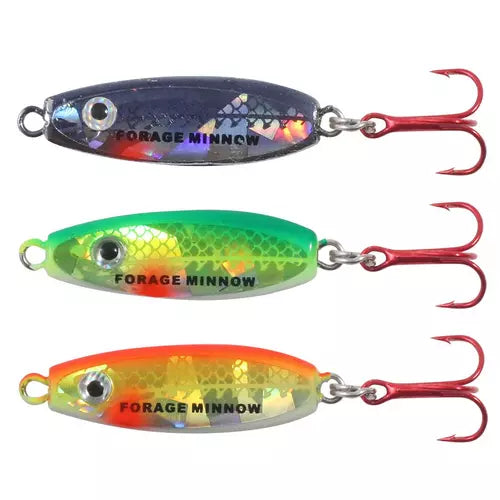 forage minnow jigging spoon 3 pack