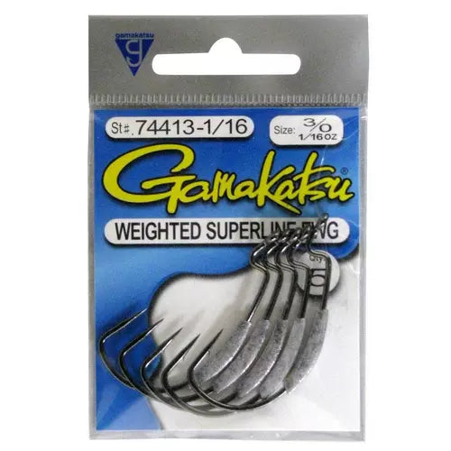Gamakatsu Weighted Superline EWG Hook