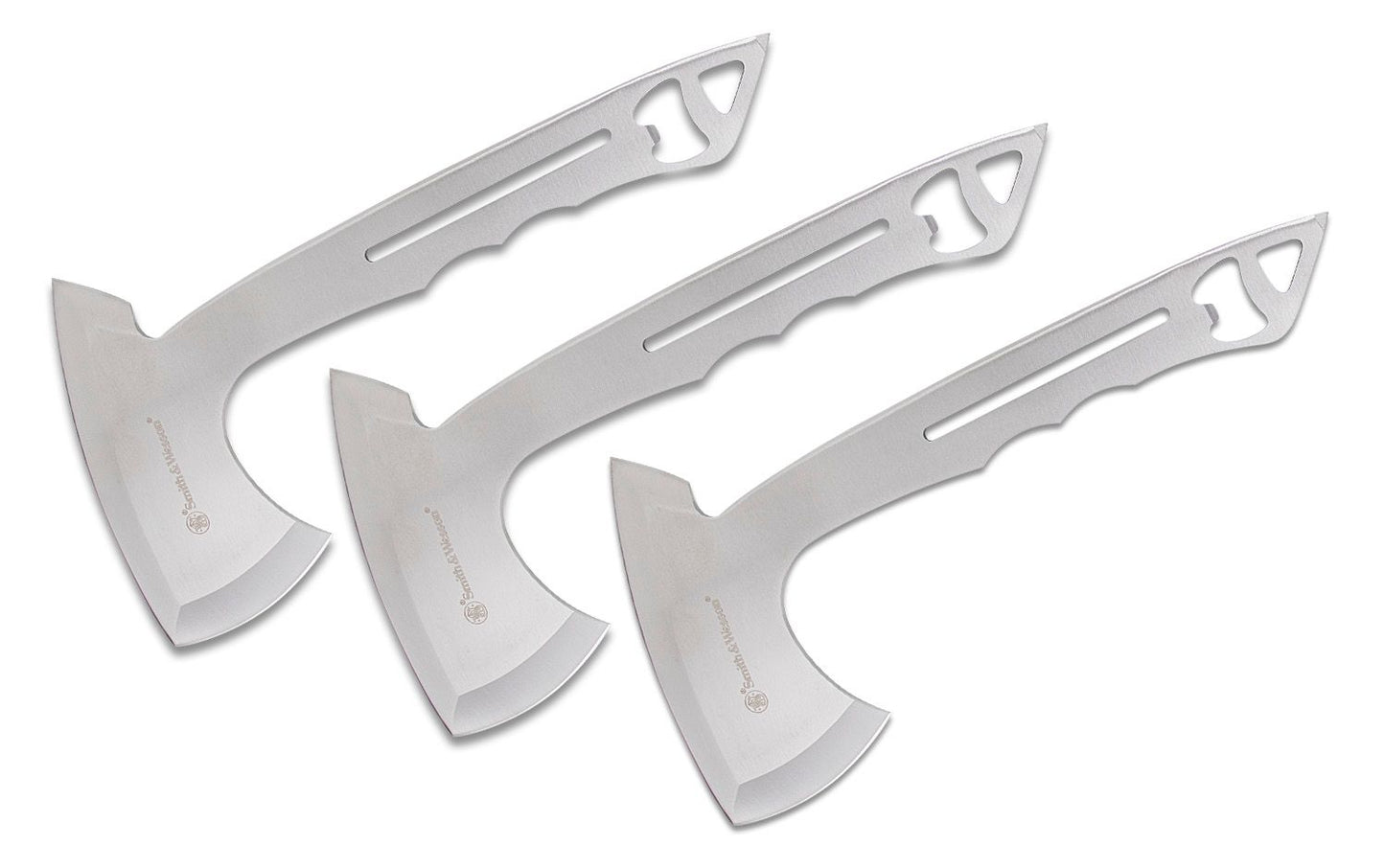 Smith & Wesson 1117231 Bullseye Throwing Axes, 3-Pack - Clam