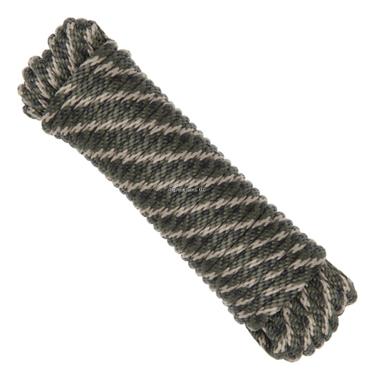 Allen 5909 Pp Multifilament Solid Braided Rope 1/4, 50 Foot