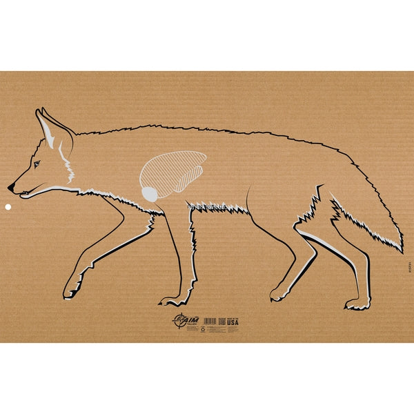 Allen Ez Aim Coyote Corrugated Silhouette, Approx 35 X 19