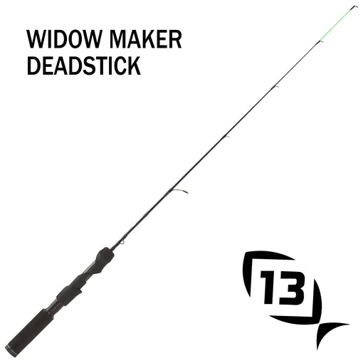 13 Fishing WM2-32ML-DS Widow Maker Deadstick Ice Rod, 32", ML,