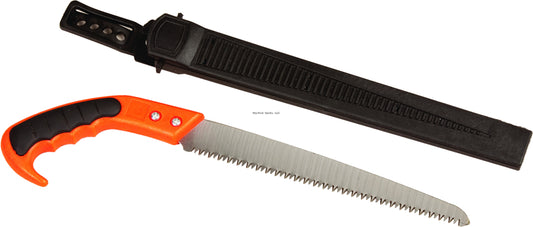 Muddy CR74-V Handsaw with Scabbard, 10.5" Aggressively Serrated Blade, Belt Loop