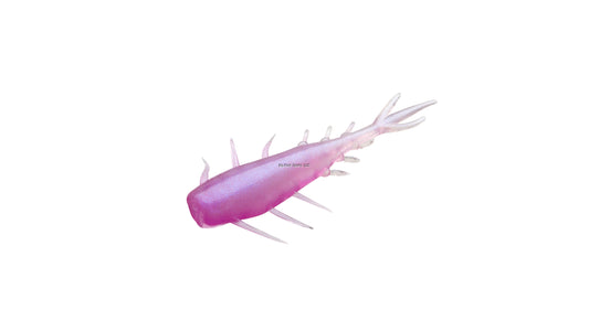 13 Fishing SL-PR Spiny Lobster, 1.1", Donkey Sauce Infused, Purple Rain Glow, 6 Baits Per Pack