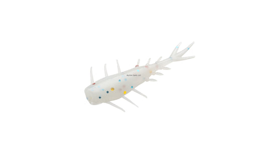 13 Fishing SL-WB Spiny Lobster, 1.1", Donkey Sauce Infused, Wonder Bread Glow, 6 Baits Per Pack