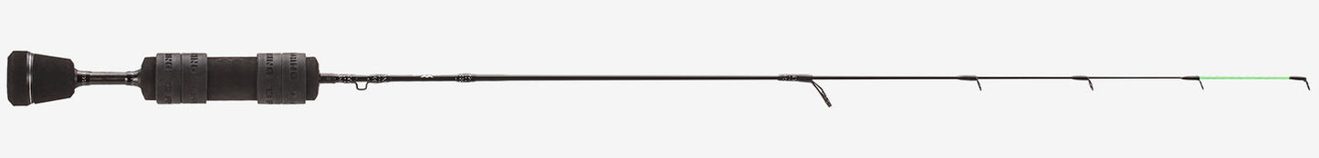 13 Fishing WM2-27uL-TH-ts Widow Maker Ice Rod, 27",ultra lite , 36T Solid Graphite Blank, Tenn Handle w/Evolve Reel Wraps, Alps Thin Wire Guide