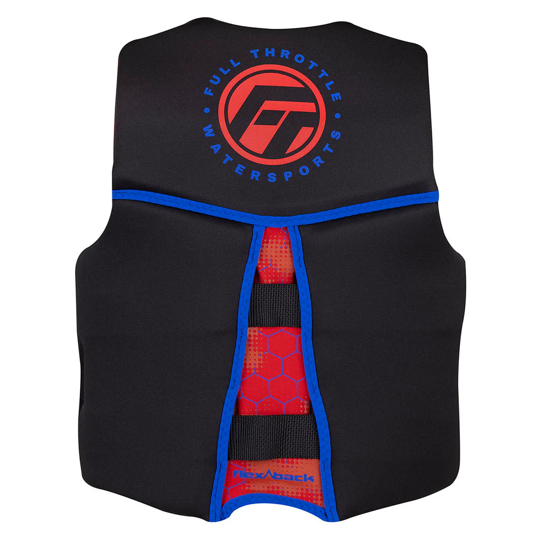 Full Throttle Youth Rapid-Dry Flex-Back Life Jacket