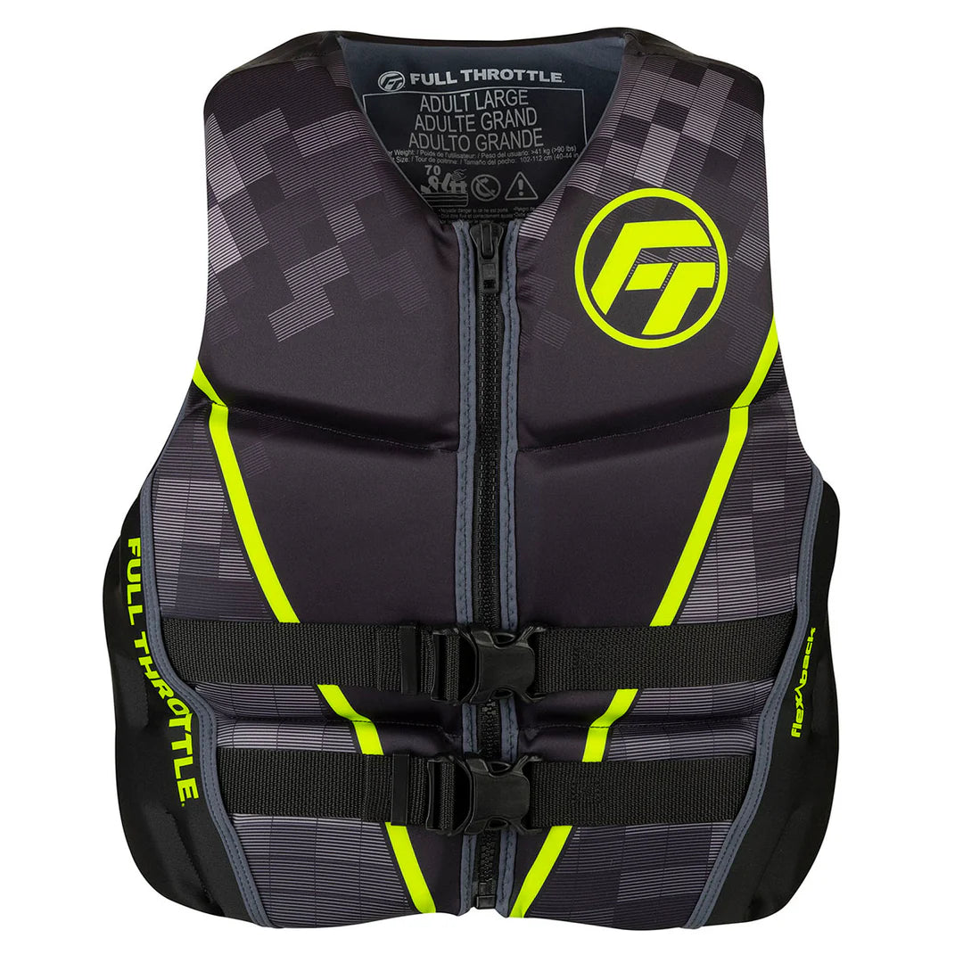 Full Throttle Men's Rapid-Dry Flex-Back Life Jacket