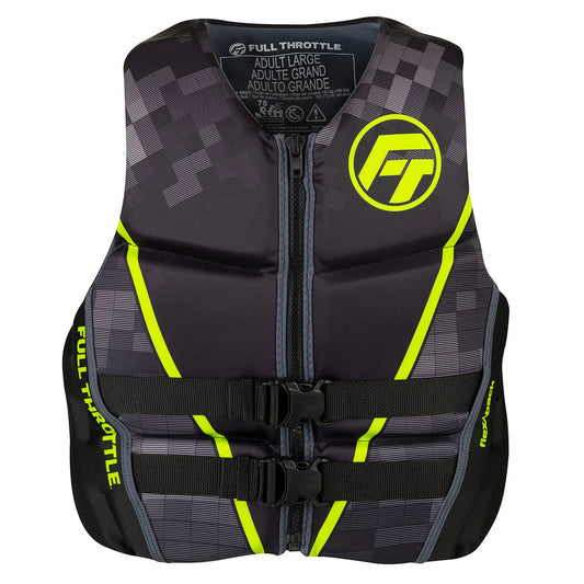Full Throttle Men's Rapid-Dry Flex-Back Life Jacket